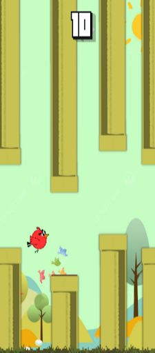 2D Flying Bird - Screenshot 1