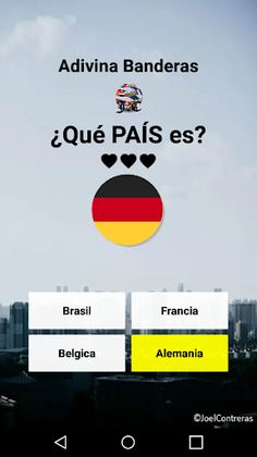 Juego Adivina Países (J.C) - Screenshot 3