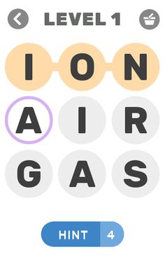 Chemistry word find - Screenshot 1