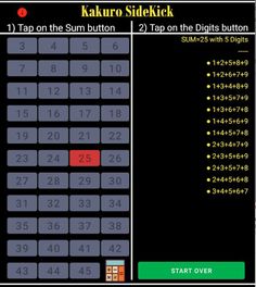 Kakuro SideKick - Screenshot 4