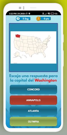 ESTADOS UNIDOS -Juego Ciudades - Screenshot 3