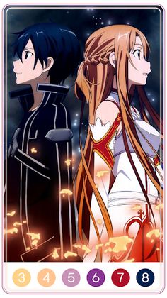 Sword Art Online Coloring Book - Screenshot 4