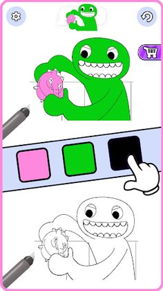 Garten Of NabNab 3 Coloring - Screenshot 2