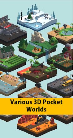 Color Pocket World 3D - Screenshot 3