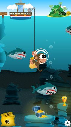 Monkey Diver - Screenshot 1