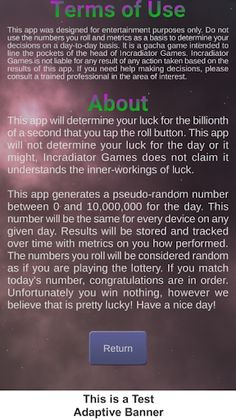 The Luck Profiler - Screenshot 2