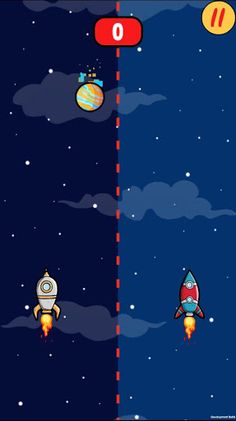 Two Rockets Race - Screenshot 3