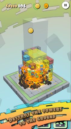 Blast Tower : Match Cubes 3D - Screenshot 1