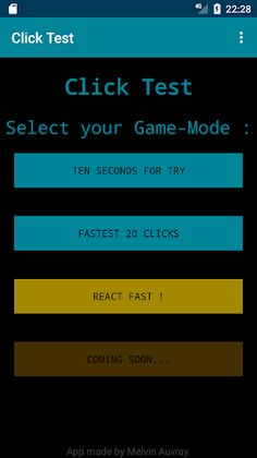 Click Test : Test of reactivit - Screenshot 1