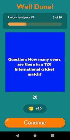 Cricket General Knowledge App - Screenshot 4