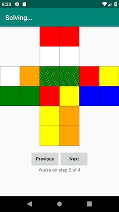 2x2 Pocket Cube Solver 2023 - Screenshot 4