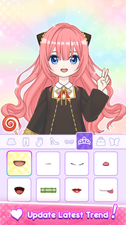 Anime Dress Up & Makeup Doll - Screenshot 5