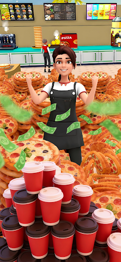 My Pizza Cafe Simulation Game - Screenshot 3