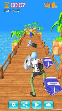 Blue Haired Girl - Screenshot 2