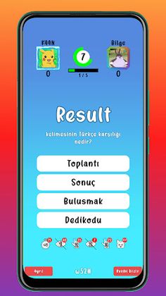 Kinogis - İngilizce Quiz Oyunu - Screenshot 3