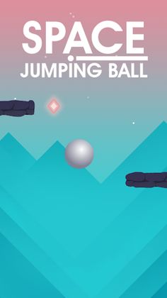 Space Jumping Bouncing Ball - Screenshot 1