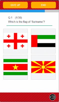 World flags & capitals quiz - Screenshot 3