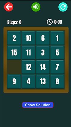 Puzzle 15 -Sliding Puzzle Game - Screenshot 3