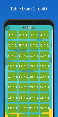 Math Table Game 1 - 40 - Screenshot 2