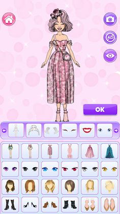 Chibi Dolls Makeover DIY Games - Screenshot 1