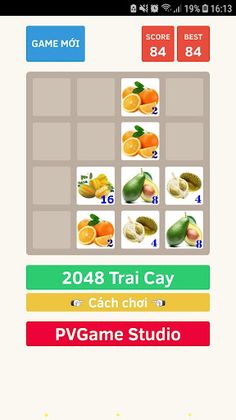 2048 Trái Cây - Screenshot 2