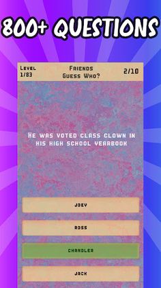 Friends Trivia Quiz - Screenshot 1