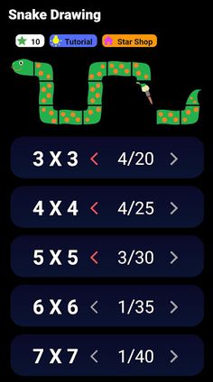 Snake Drawing - Beautiful puzz - Screenshot 1