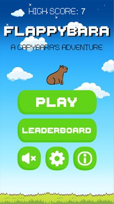 Flappybara - Screenshot 1