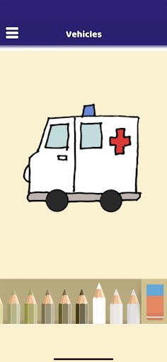 Vehicle Coloring Book - Screenshot 3