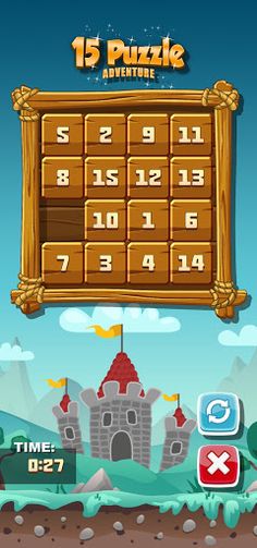 15 Puzzle Adventure - Screenshot 2