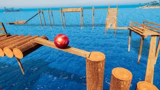 Rolling Ball - Sky Escape 3D - Screenshot 1
