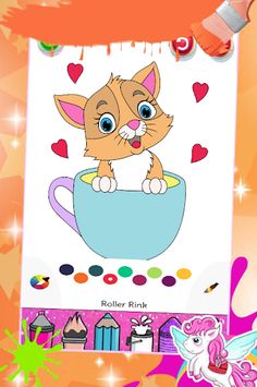 Cat coloring Pages - Screenshot 3