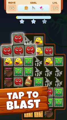 Monster Pop Blocks 2 - Screenshot 1