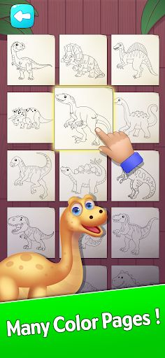 Dino Coloring & Drawing Book - Screenshot 3