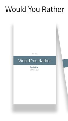 Would You Rather (WYR) - Screenshot 1