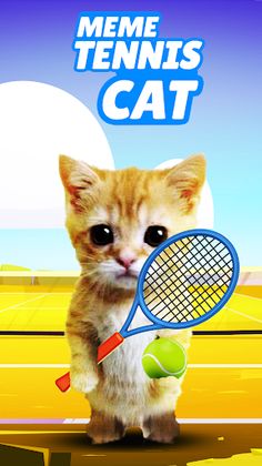 Meme Tennis Cat - Screenshot 1