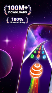 Dancing Road Color Balls Match - Screenshot 1