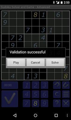 Sudoku Solver Game - Advanced - Screenshot 2
