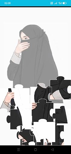 Hijab Game Puzzle Jigsaw Nice - Screenshot 3