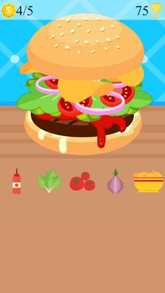 make burger cooking game - Screenshot 1