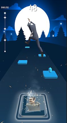 Toilet Tiles Hop Game - Screenshot 3