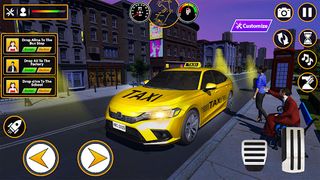 Real Taxi Driver Taxi Sim Game - Screenshot 3