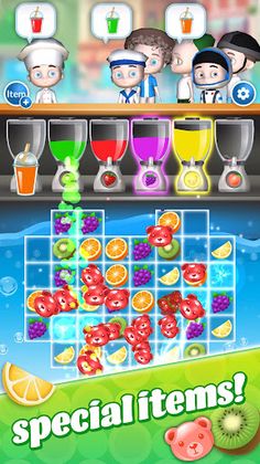 Fresh Juice Fever - Match3 - - Screenshot 2