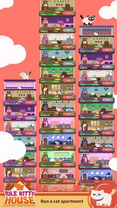 Idle Kitty House - Screenshot 1