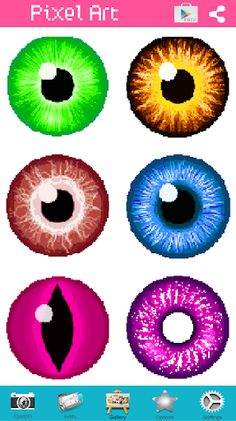 Color Eye Lens Coloring Book - Screenshot 2