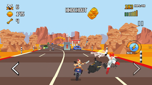 Retro Highway - Bike Racer - Screenshot 1