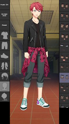 Anime Boy Dress Up Games - Screenshot 2