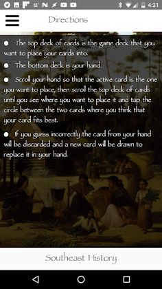 Southeast Timeline game - Screenshot 3