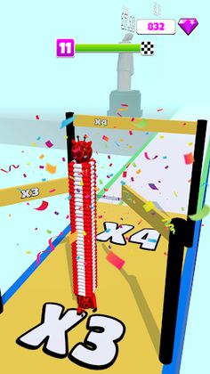Long Neck Run 3d: Rings Stack - Screenshot 4