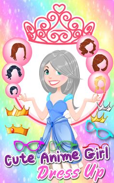 Cute Anime Girl Dress Up - Screenshot 2